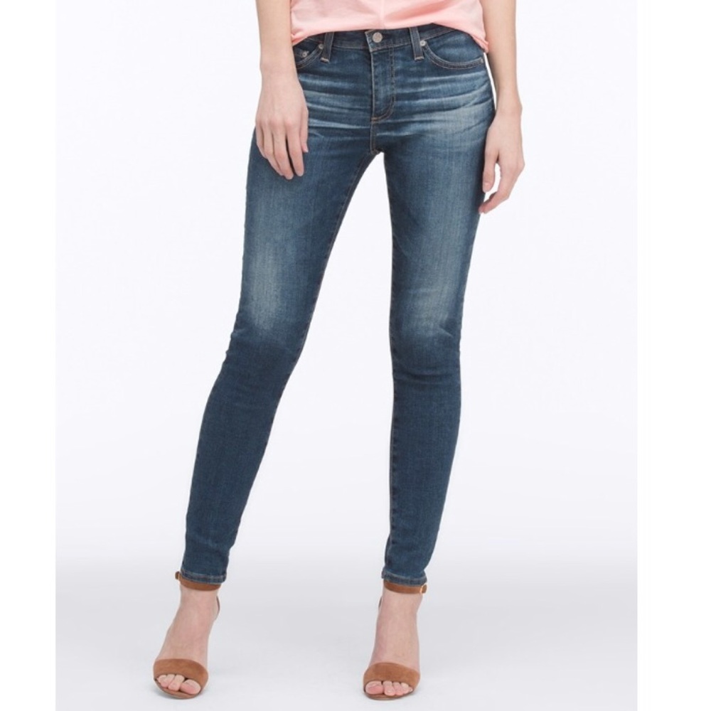 AG Middi Ankle Mid-Rise Legging Skinny